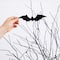5ft. Pre-Lit Artificial Halloween Black Twig Tree with Bats and 50 Warm White LED Lights